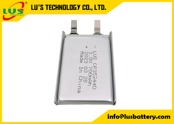 CP352440 3V 700mAh a spécialisé la batterie mince CP352440 CP352540 de bioxyde de manganèse de lithium des cellules 700mah